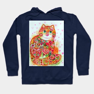 Heart cat Hoodie